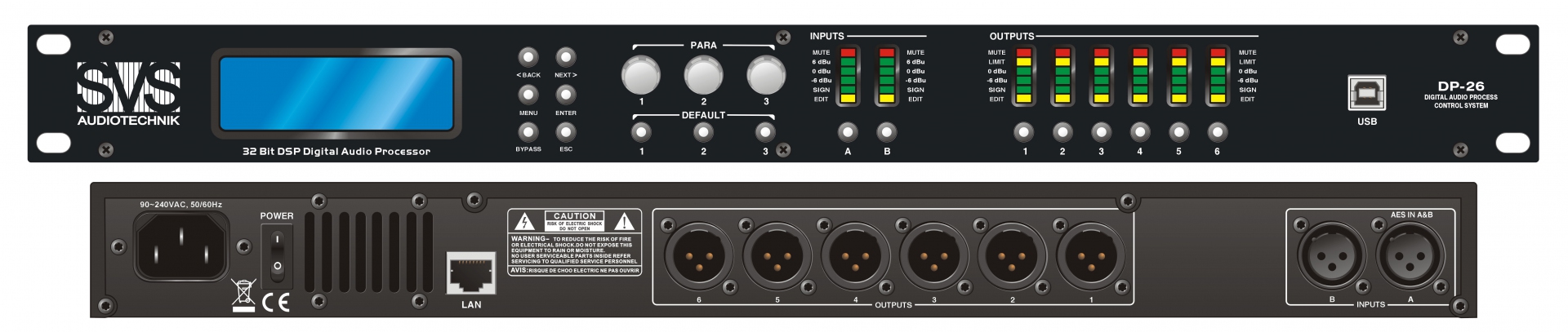 SVS Audiotechnik DP-26 Цифровой процессор: 2 входа 6 выходов в Нахабино