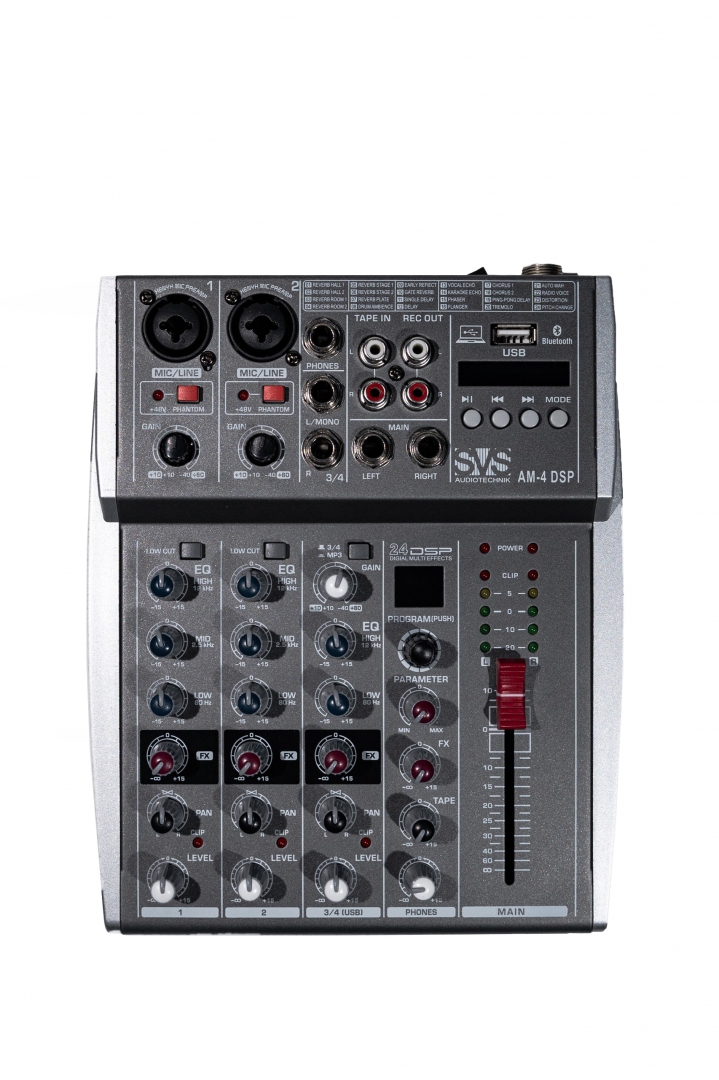 SVS Audiotechnik mixers AM-4 DSP Аналоговый микшерный пульт, 4-канала в Нахабино