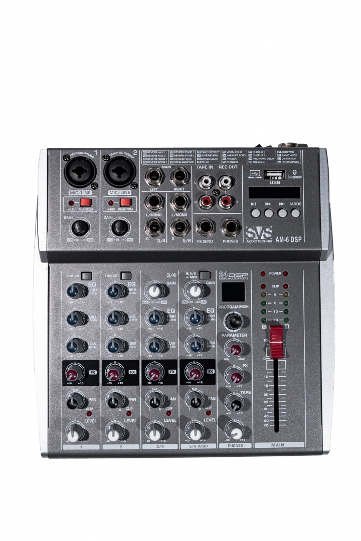 SVS Audiotechnik mixers AM-6 DSP Микшерный пульт аналоговый, 6-канальный SVS Audiotechnik mixers в Нахабино