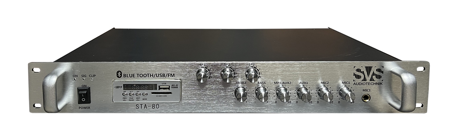 SVS Audiotechnik STA-80 Микшер-усилитель для систем Public Address в Нахабино
